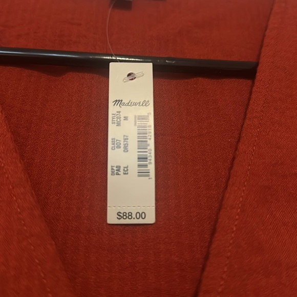 NWT Madewell wrap top size medium - Picture 5 of 11